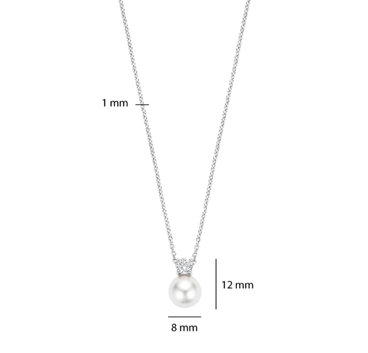 Ti Sento Milano Mother of Pearl Necklace