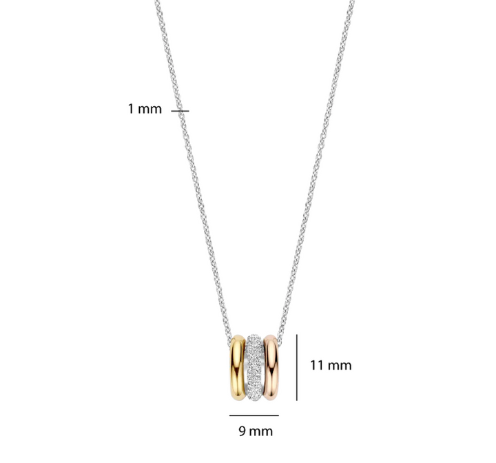 Ti Sento Milano Mother of Pearl Necklace