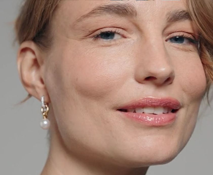 Ti Sento Milano Hoop Earrings Yellow Gold Detail