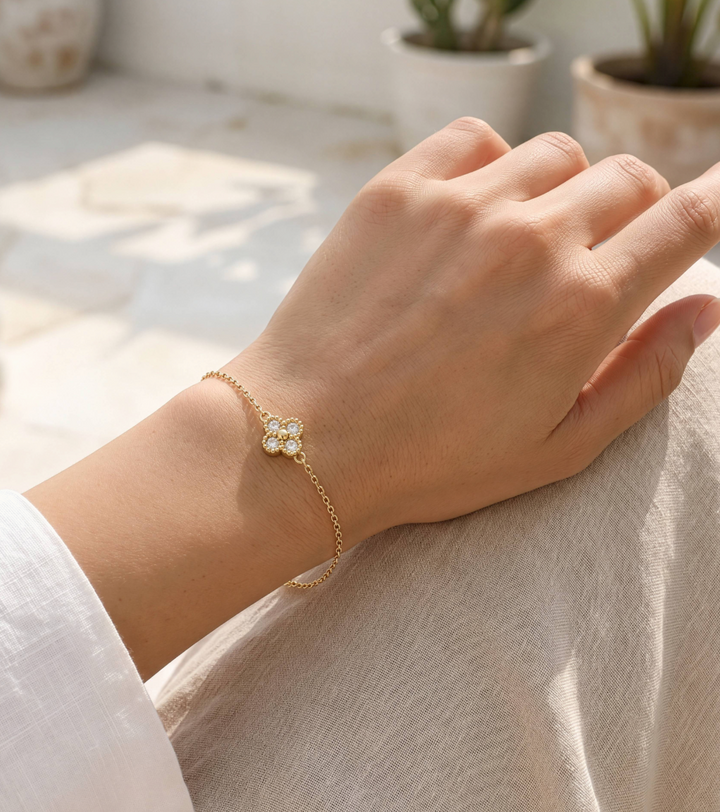 Bracelet trèfle