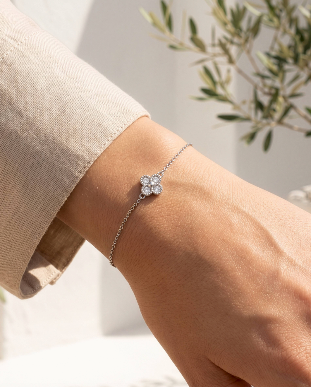 Bracelet trèfle