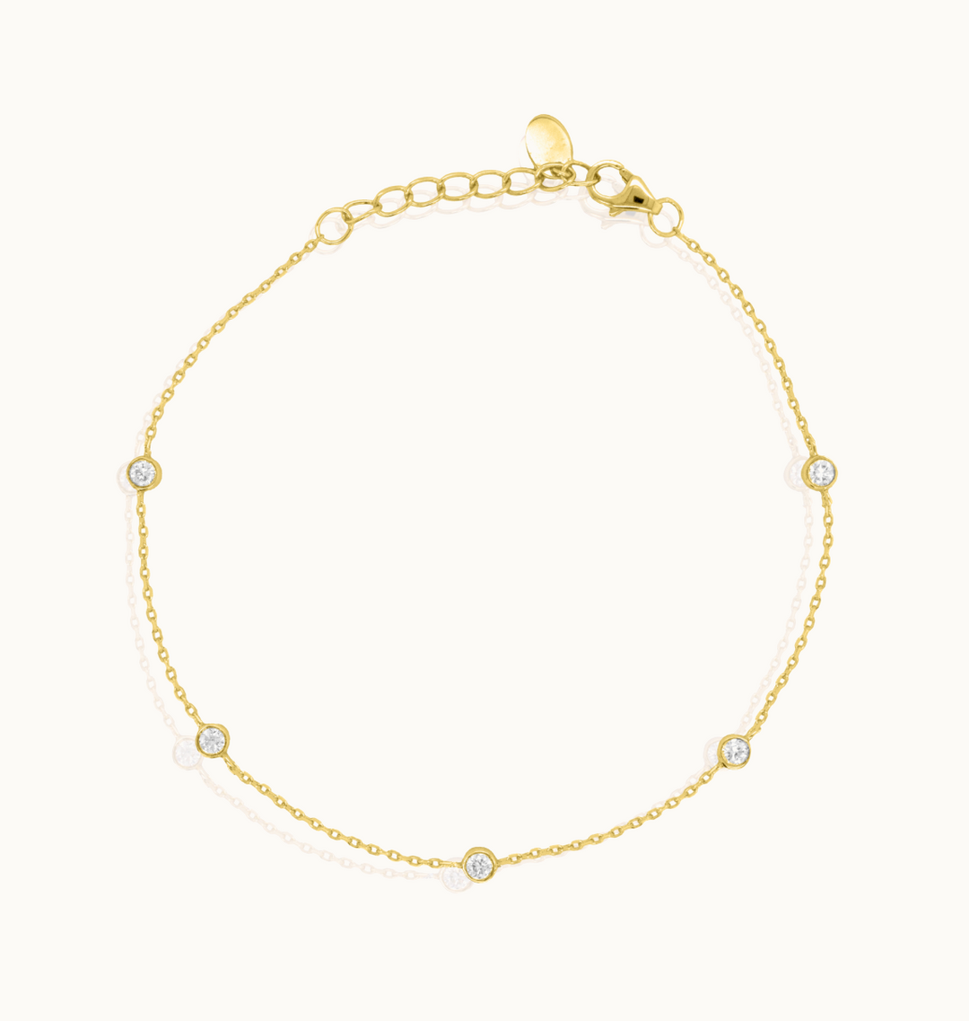 Bracelet diamants de laboratoire