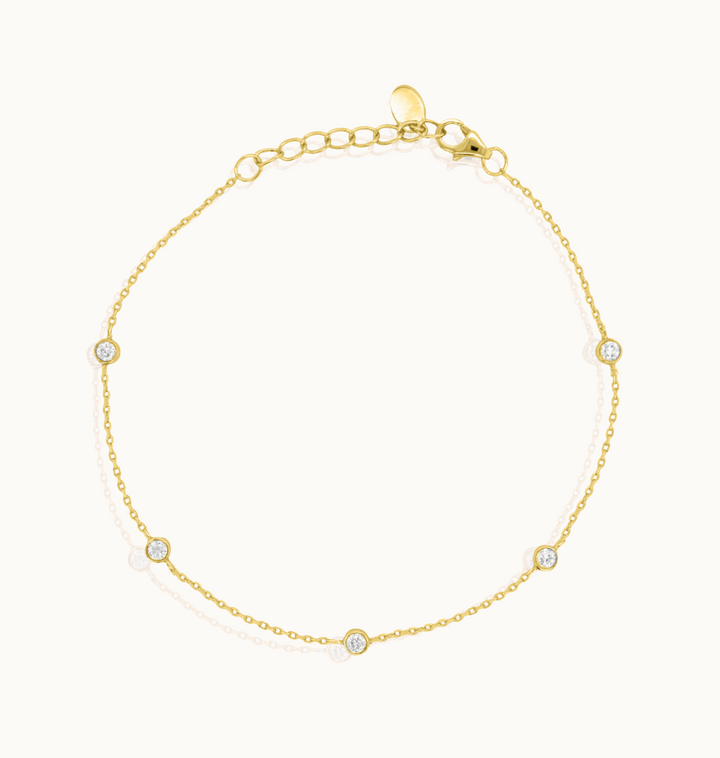 Bracelet diamants de laboratoire