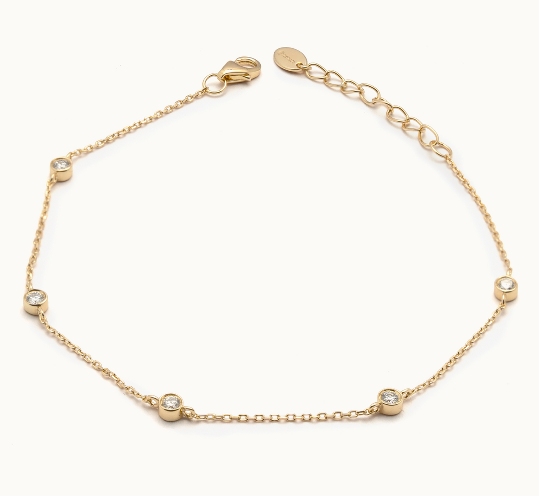 Bracelet diamants de laboratoire