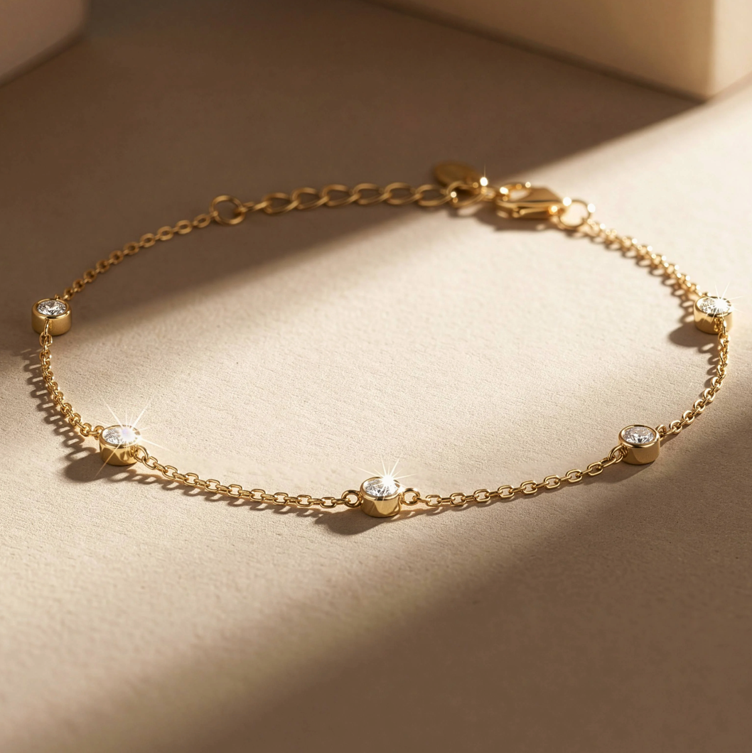 Bracelet diamants de laboratoire