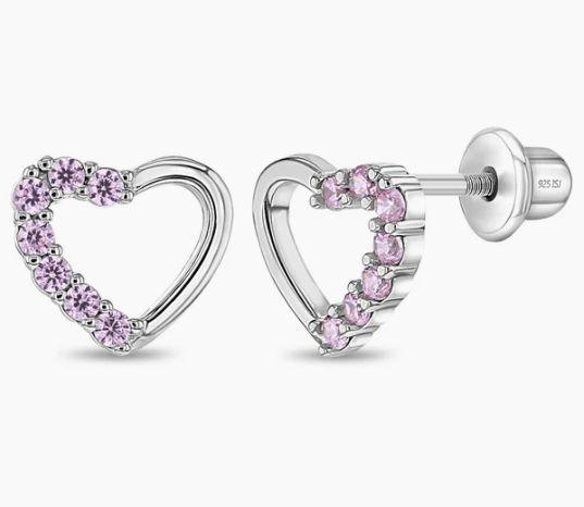 SILVER .925 LADYBUG earrings