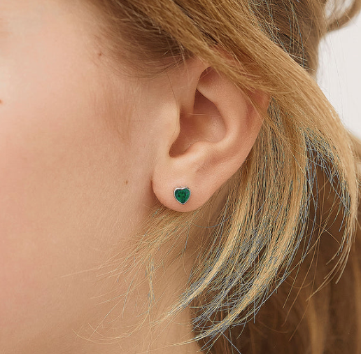 Boucles d'oreilles ARGENT .925 Coeur