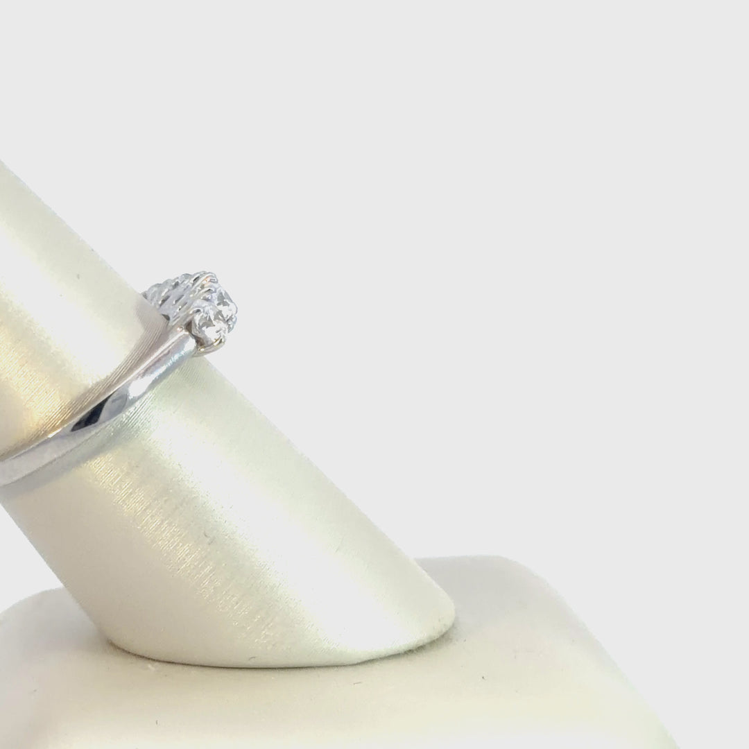 BAGUE 14 KB DIAMANT