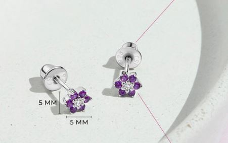 Boucles d'oreilles ARGENT .925 CZ
