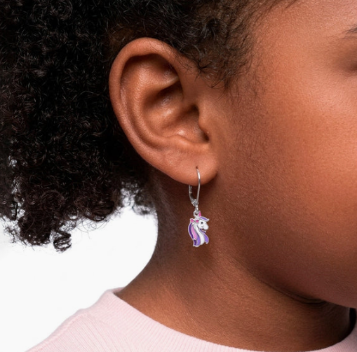 SILVER .925 LADYBUG earrings