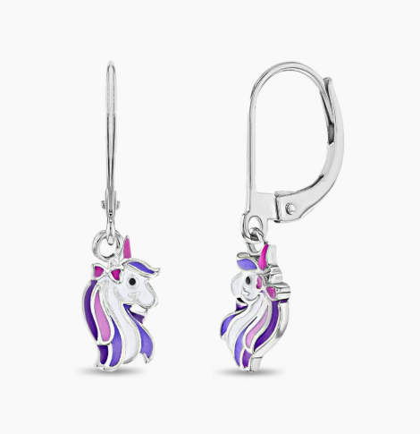 SILVER .925 LADYBUG earrings