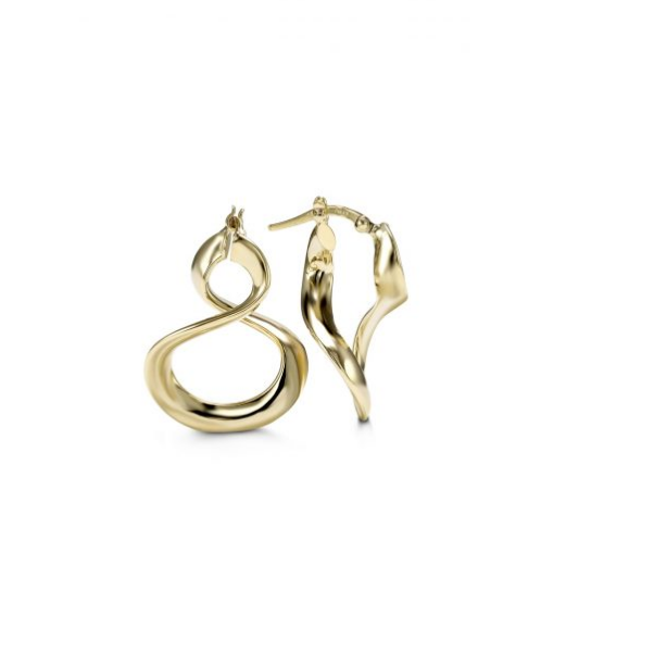 Boucles d'oreilles twist Or jaune