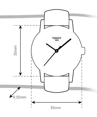 Montre Tissot Chemin des Tourelles T139.407.16.261.00 Montre Tissot Chemin des Tourelles T139.407.16.261.00
