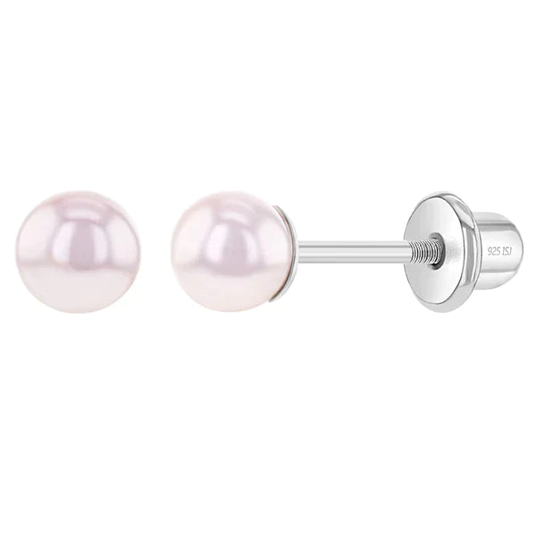 Boucles d'oreilles ARGENT .925 Perle