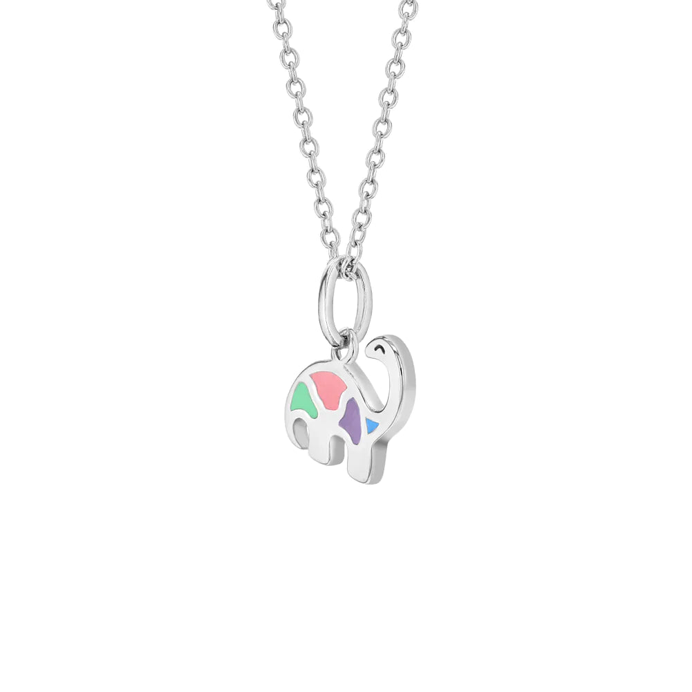 Chaine pendentif argent .925 DINOSAURE pour enfant