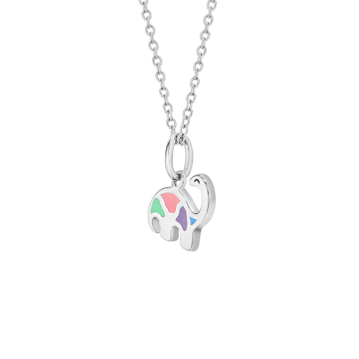 Chaine pendentif argent .925 DINOSAURE pour enfant
