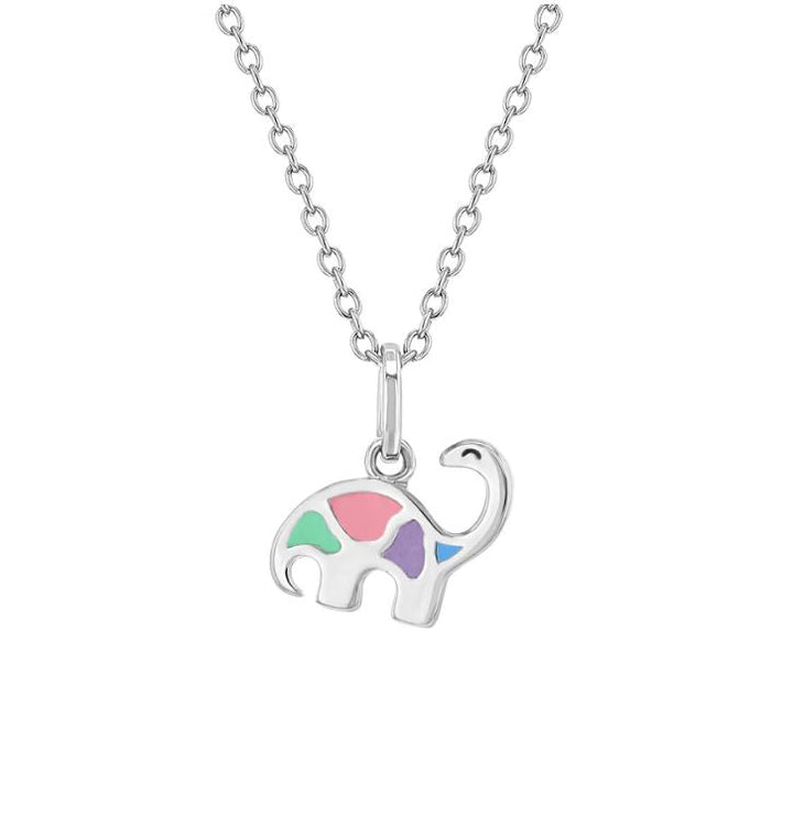 Chaine pendentif argent .925 DINOSAURE pour enfant