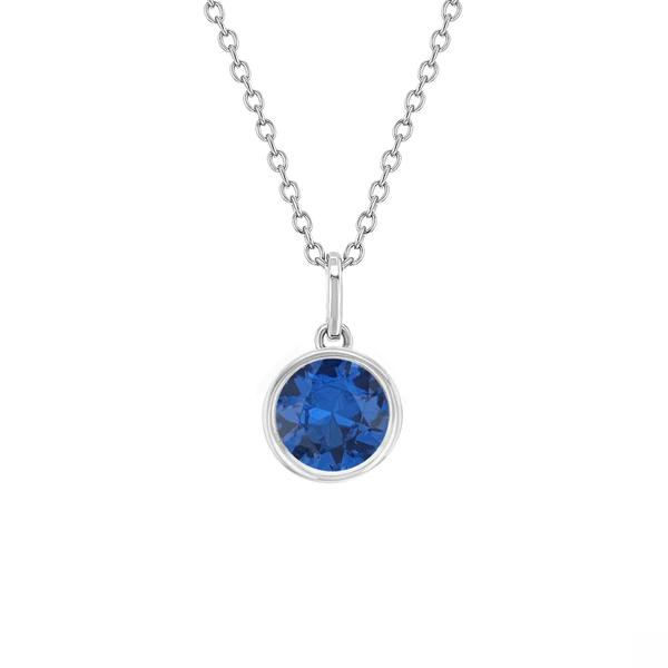 Chaine pendentif argent .925 CZ pour enfant