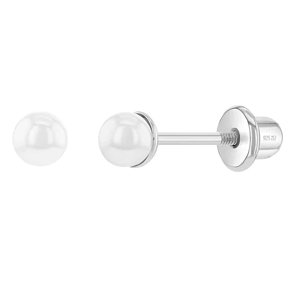 Boucles d'oreilles ARGENT .925 PERLE