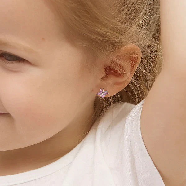 Boucles d'oreilles enfant pendentif ballerine en argent | boucles d'oreilles ballet Boucles d'oreilles enfant pendentif ballerine en argent | boucles d'oreilles ballet