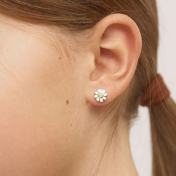 Boucles d'oreilles ARGENT .925 MARGUERITE