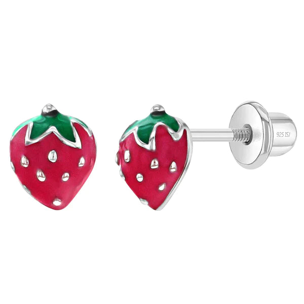 Boucles d'oreilles ARGENT .925 FRAISE