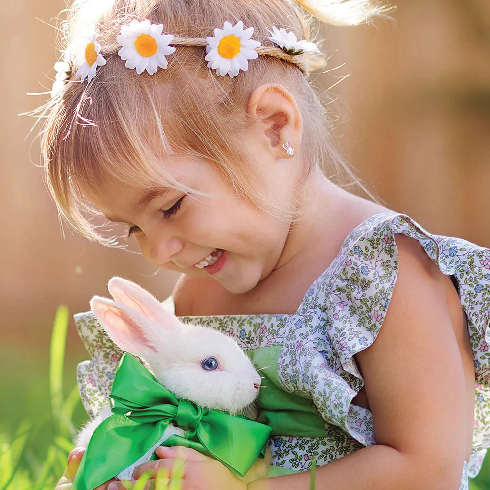 Boucles d'oreilles ARGENT .925 LAPIN