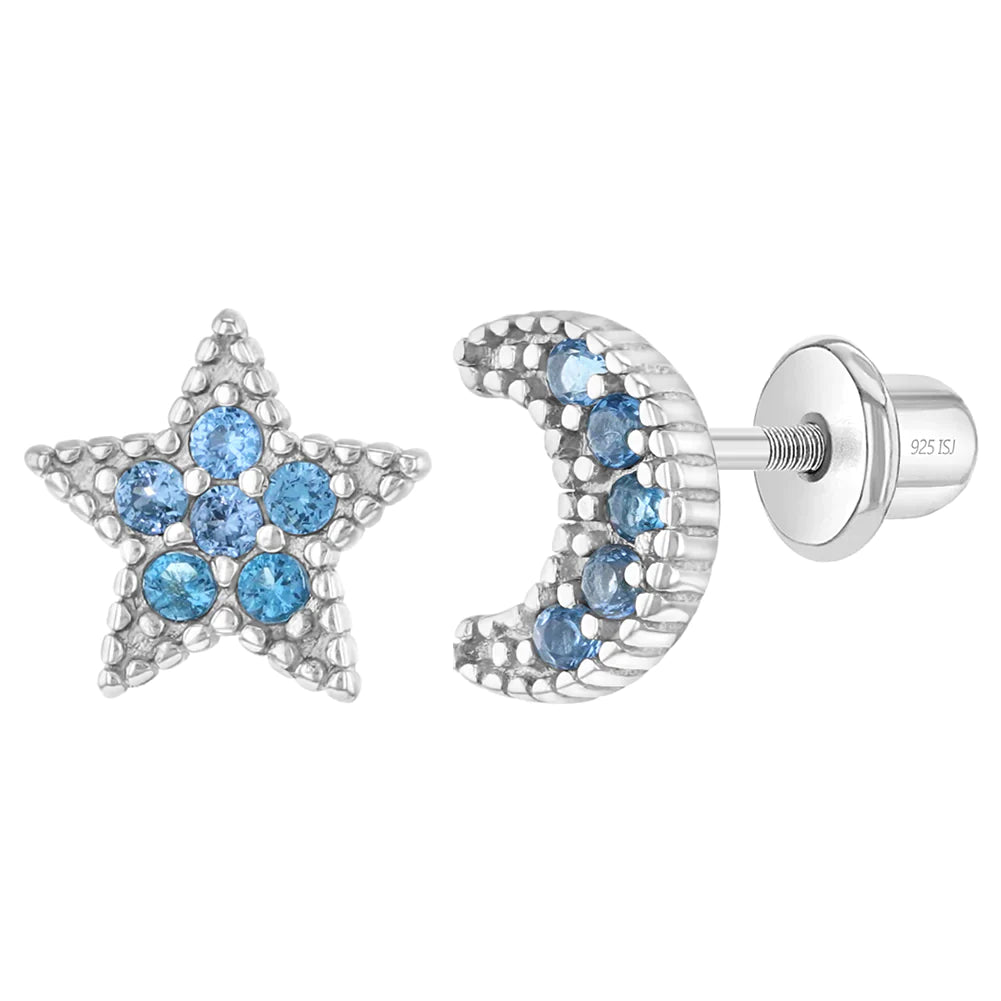 Boucles d'oreilles ARGENT .925 Étoile