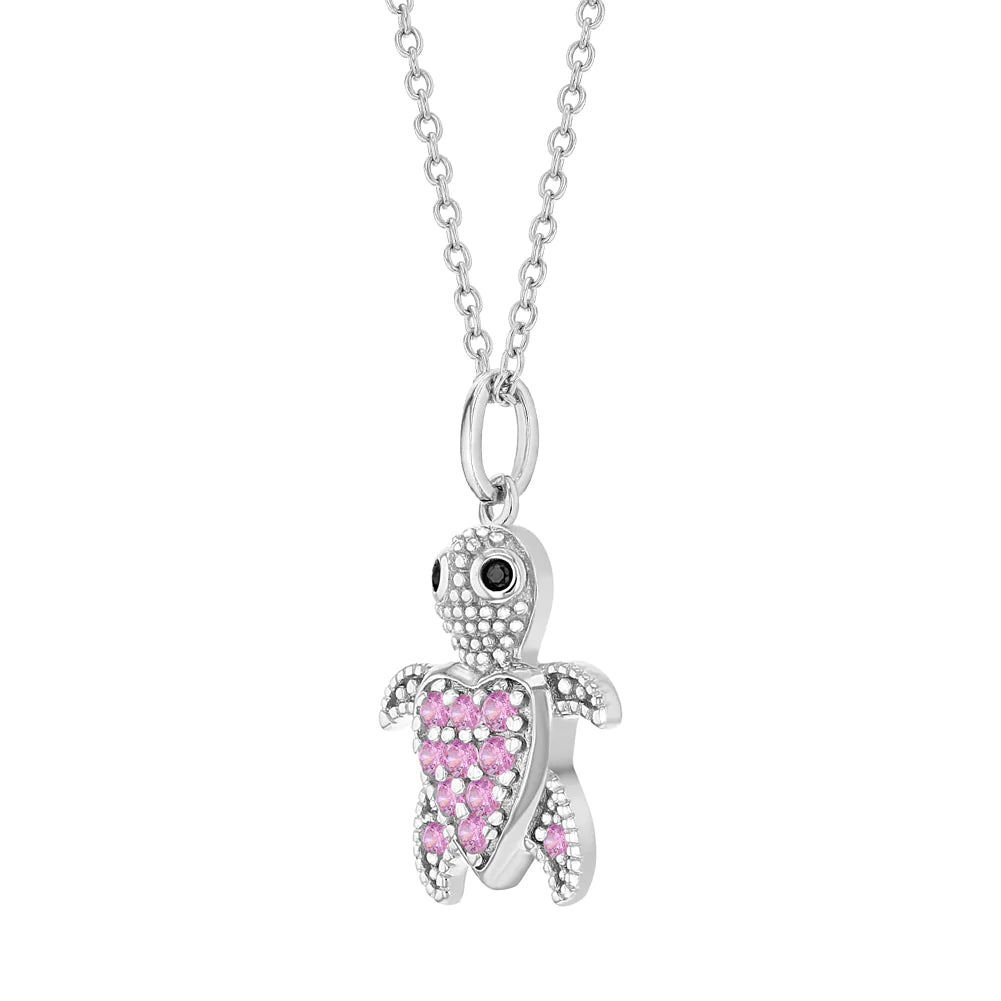 Chaine pendentif argent .925 TORTUE pour enfant